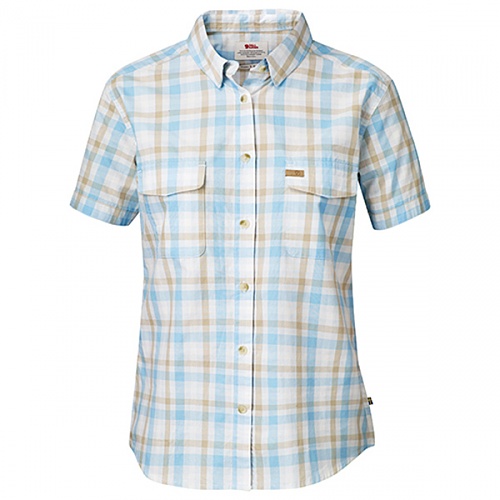 [이월상품] 피엘라벤 우먼 오빅 반팔 셔츠 Ovik Shirt SS W (89493) - Bluebird