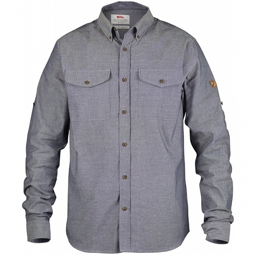 피엘라벤 오빅 샴브레이 셔츠 Ovik Chambray Shirt (81545) - NAVY