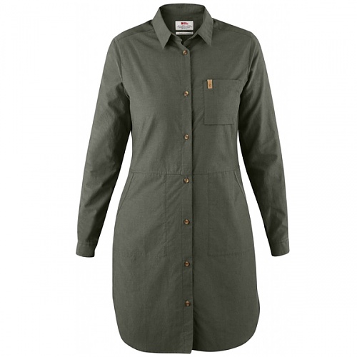 [이월상품] 피엘라벤 우먼 오빅 셔츠 드레스 Ovik Shirt Dress W (89838) - Mountain Grey